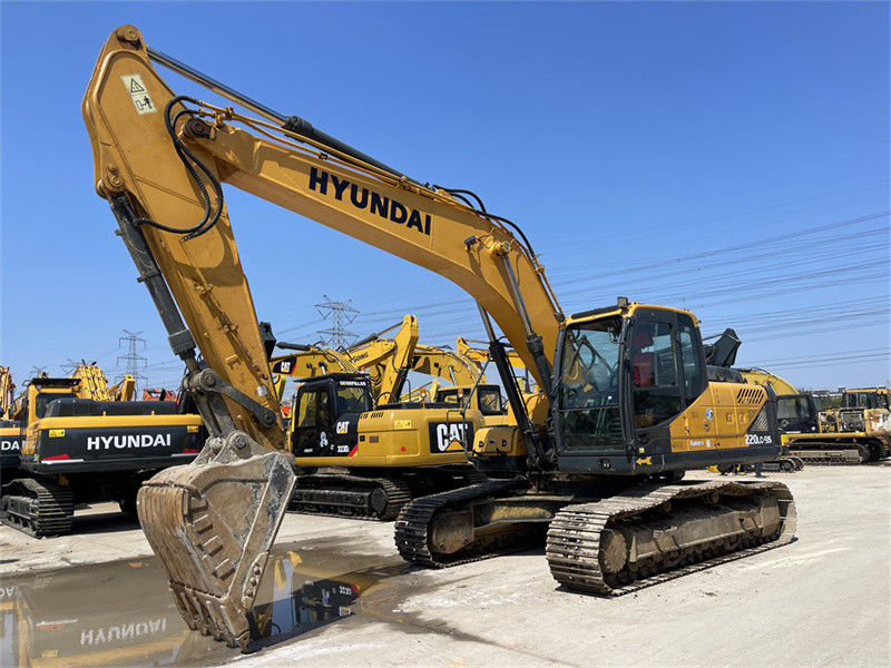 Sơn gốc Hàn Quốc sử dụng Hyundai R220LC-9S Excavator Hyundai 220 Crawler Digger
