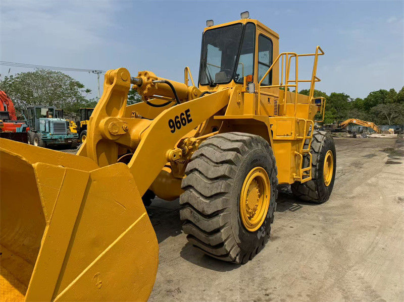 Đồ tải bánh xe nguyên bản CAT 966E Caterpillar CAT 966 Đồ tải phía trước sẵn sàng để vận chuyển