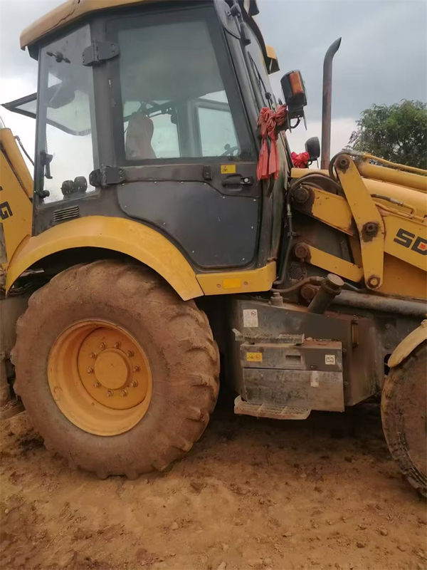 Nguồn gốc SDLG B877 sử dụng Loader Backhoe với xô chia tay thứ hai SDLG Wheel Backhoe Loader
