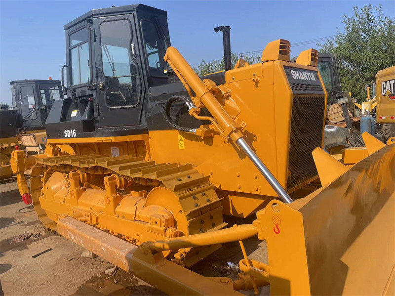 Trung Quốc sử dụng SHANTUI SD16 Bulldozer tay thứ hai Dozer máy kéo sẵn sàng để làm việc