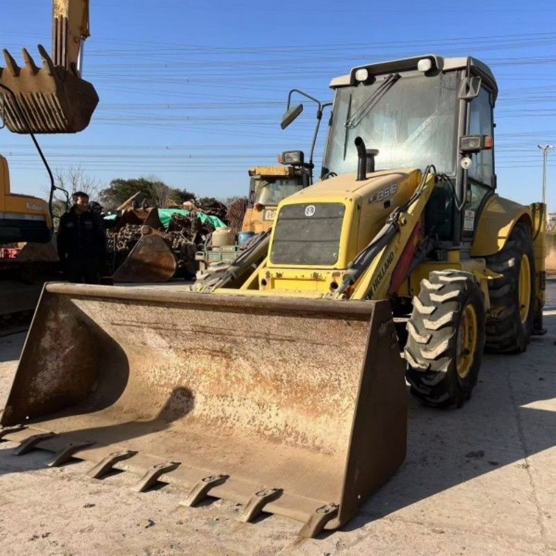 Màu nguyên bản New Holland Loader Backhoe LB85 Máy kéo công nghiệp