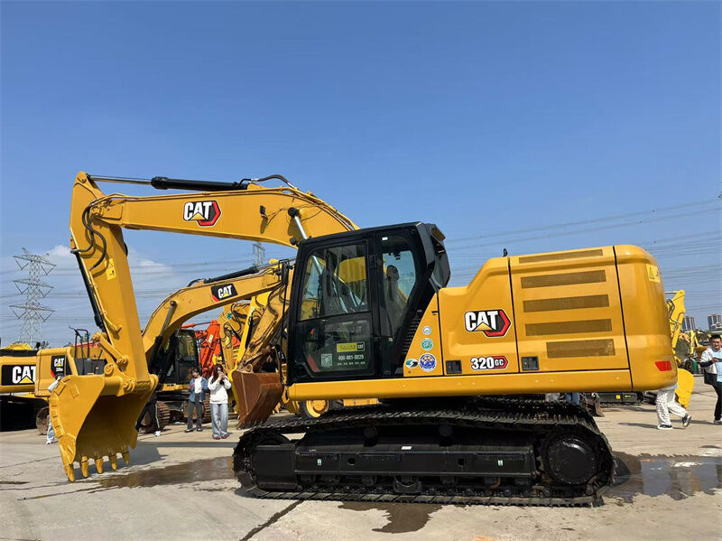 Used Caterpillar Excavator model 320GC engineered to deliver lower fuel consumption and longer service life for project execution