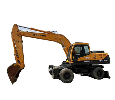 Máy đào bánh lốp Hyundai Robex 210W 21 Tấn 210W-9 đã qua sử dụng