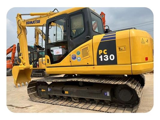 Máy xúc bánh xích Komatsu PC130 Nhật Bản đã qua sử dụng 13 tấn với đường ray 800mm