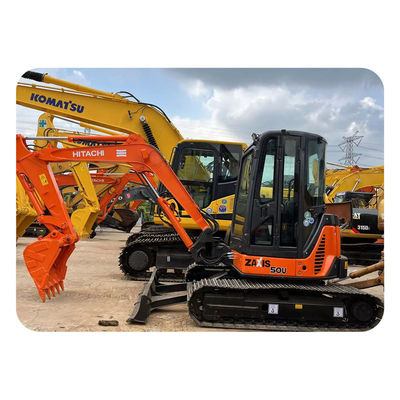 Hitachi ZX50U Mini Excavator sử dụng 5 tấn Hitachi ZX50 Mini Excavator