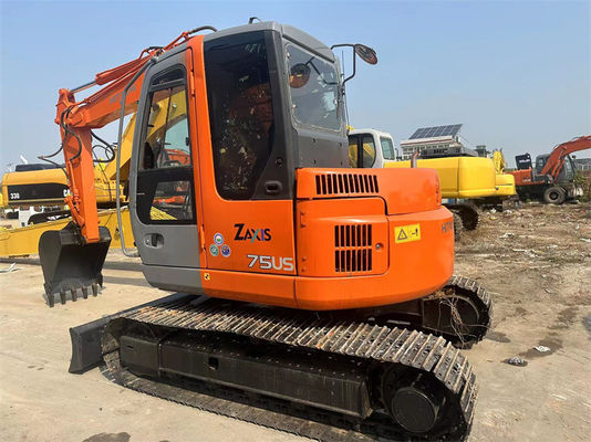 Hitachi ZX75US Mini Excavator sử dụng 7.5 tấn Hitachi ZX75 Mini Excavator Digger
