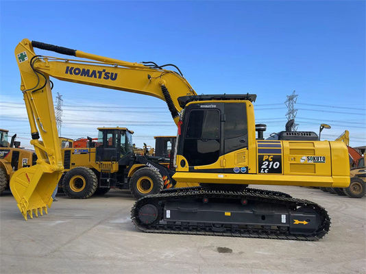 21 Tons sử dụng Nhật Bản Crawler Excavator Komatsu PC210LC-8 Excavator Mining Digger