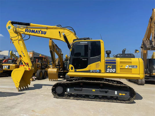 Máy đào giá rẻ Nhật Bản Komatsu PC200-8 Máy đào bò với đường ray 800mm