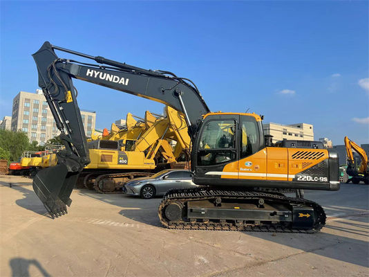 22 tấn sử dụng Hyundai R220LC-9S Excavator Hyundai 220 Mining Digger