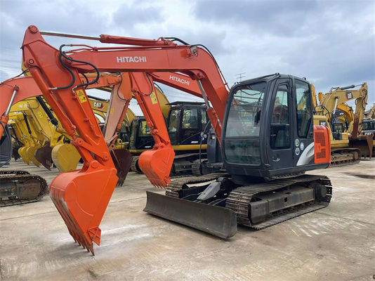 Tàu đào Nhật Bản sử dụng Hitachi ZX70 với Blade cho các dự án xây dựng