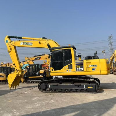 Tình trạng tuyệt vời Komatsu PC220 8 Excavator với bảo mật tối đa 22Tons
