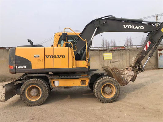 Máy đào nguyên bản chất lượng cao Volvo 145B máy đào bánh xe
