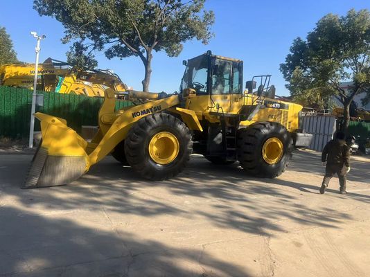 Tình trạng tốt sử dụng Komatsu WA470-6 Loader bánh xe Loader sử dụng