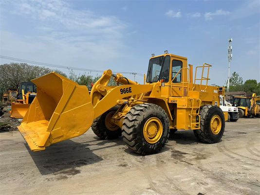 Máy xây dựng cũ Máy tải bánh xe Cat 966E cũ