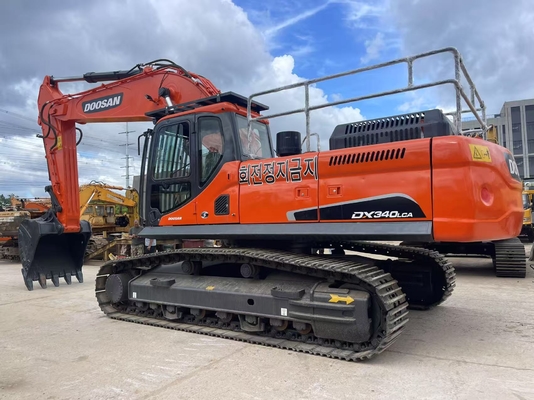 Hiệu suất cao Doosan DX340LCA Excavator cũ Doosan Excavator